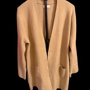 Nine West Long Cardigan Sweater - Camel - Sz XL